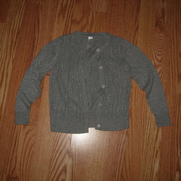 Cherokee Sparkly Button Front Cardigan 4T - Picture 1 of 3